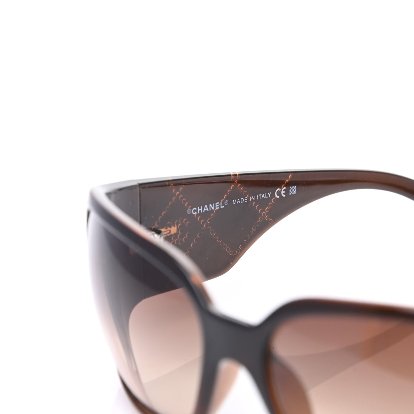 Acetate Crystal CC Sunglasses 5080-B Black