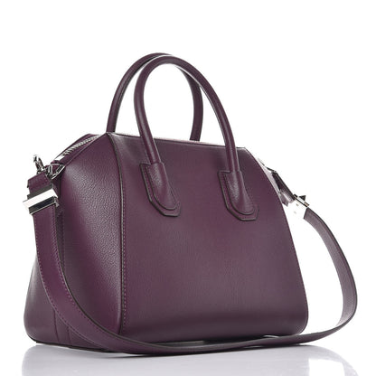 Givenchy Sugar Goatskin Small Antigona Dark Purple 14 of 22