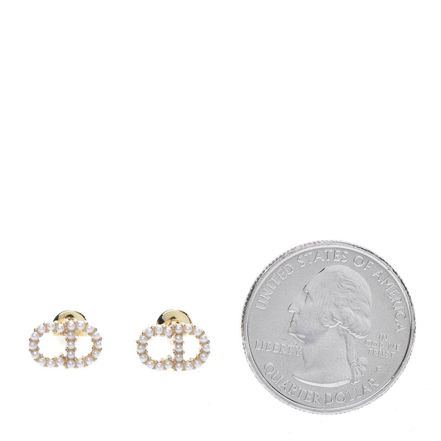 Pearl Clair D Lune Earrings Gold