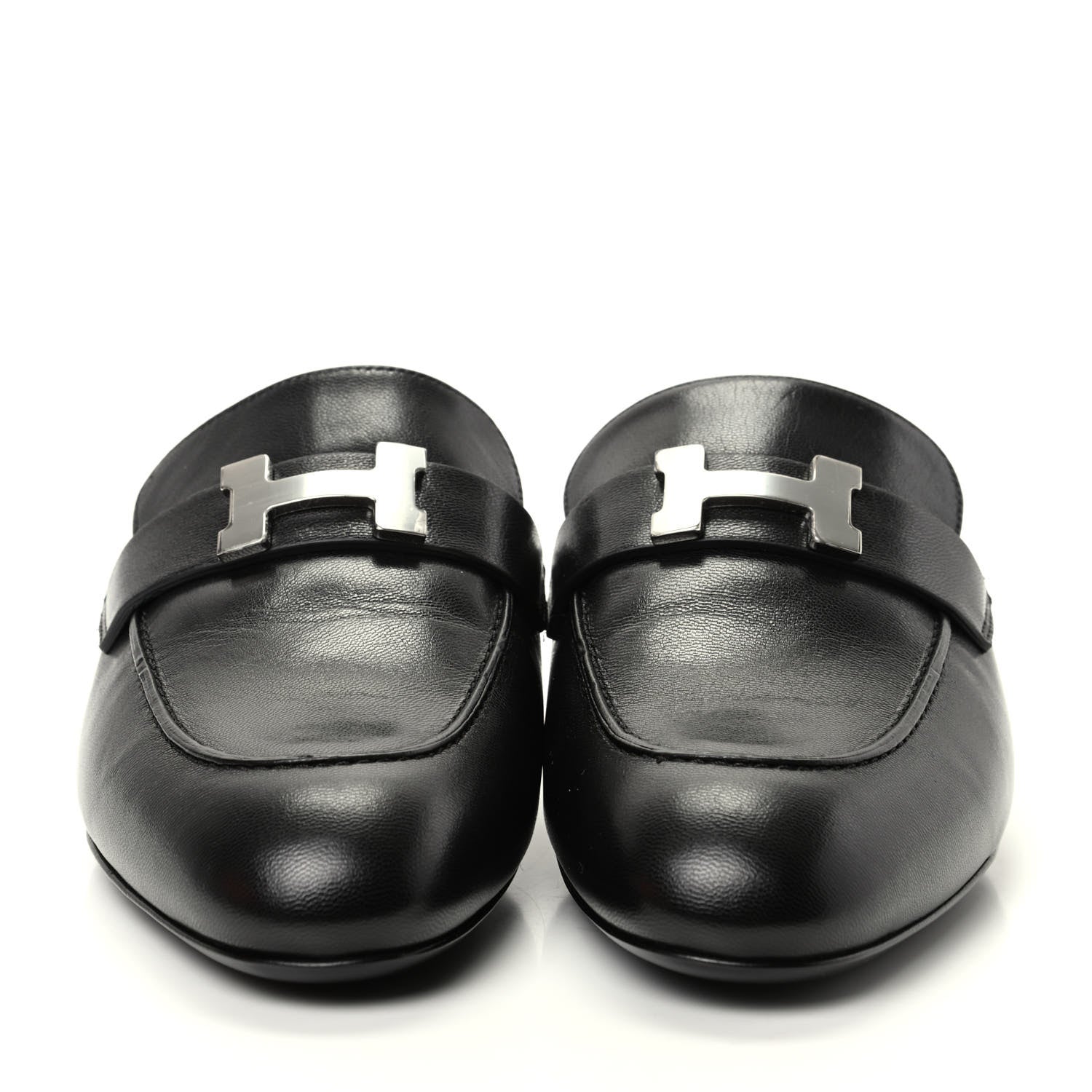 Hermes Goatskin Trocadero Mule 37.5 Black 2 of 11