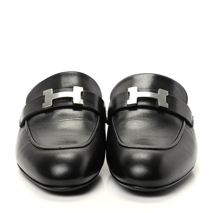 Hermes Goatskin Trocadero Mule 37.5 Black 2 of 11