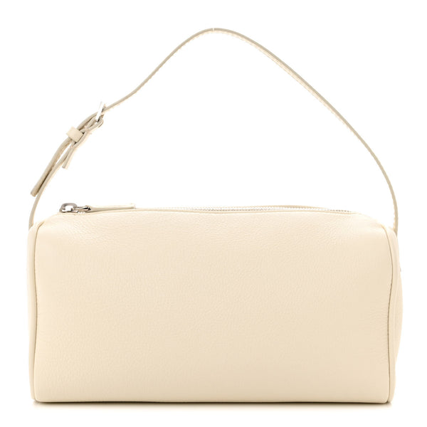 the row 90's bag アイボリー The Row Grained Calfskin 90's Bag Ivory 1439335 – FASHIONPHILE