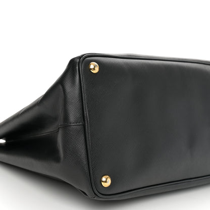 Prada Saffiano Lux Large Tote Black 9 of 10