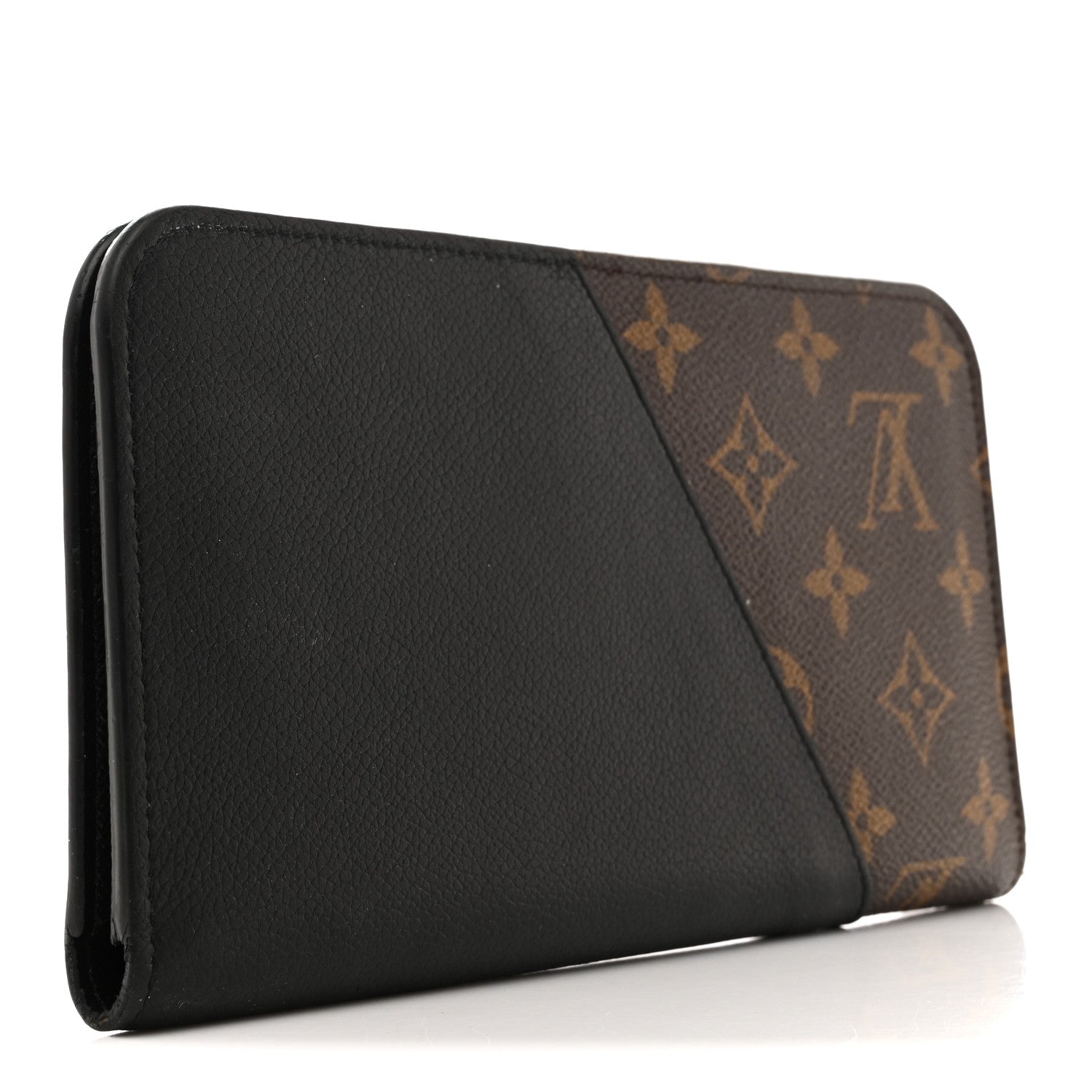 Louis Vuitton Monogram Calfskin Kimono Wallet Black 3 of 12
