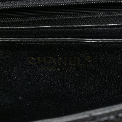 Chanel Caviar Quilted Jumbo Kelly Flap Black 6 of 10