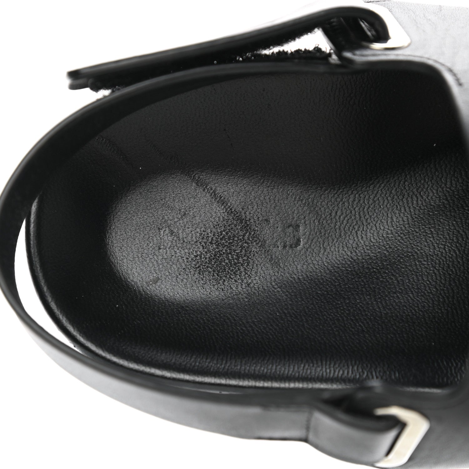 Hermes Calfskin Womens Takara Sandals 41 Black 7 of 11