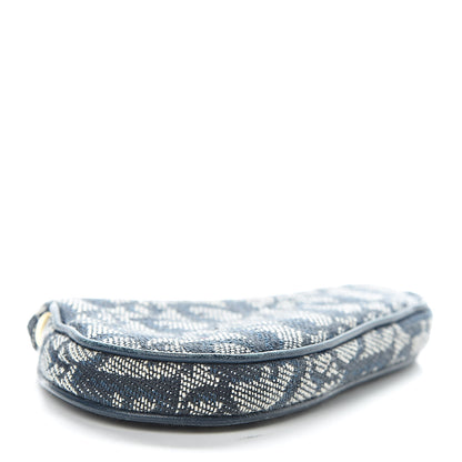 Christian Dior Monogram Saddle Coin Purse Navy 4 of 7