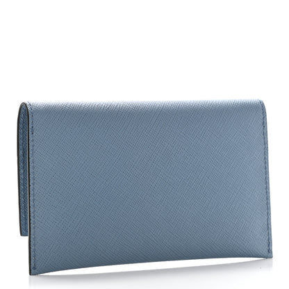 Prada Saffiano Greche Card Holder Astrale Soleil 3 of 6