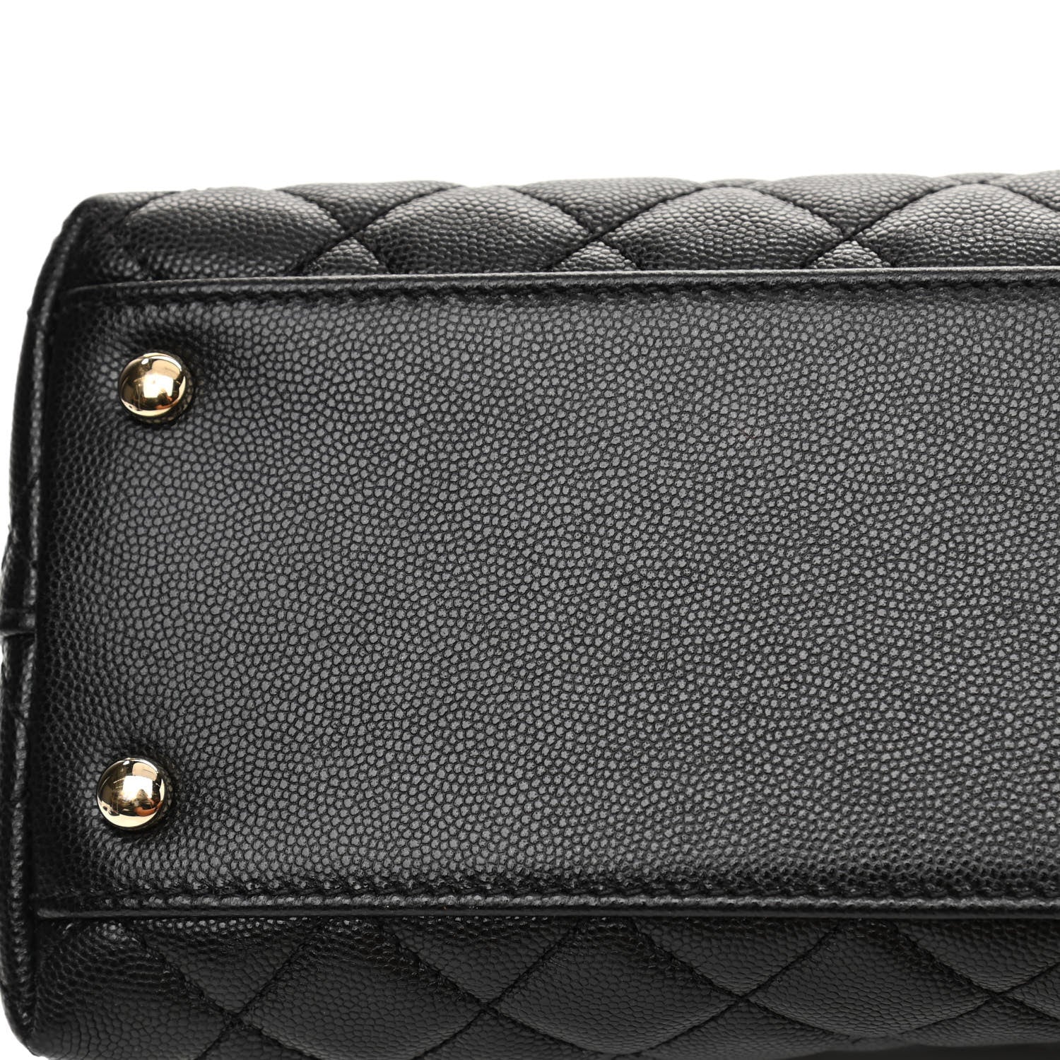 Chanel Caviar Quilted Medium Coco Handle Flap Black 20 of 27