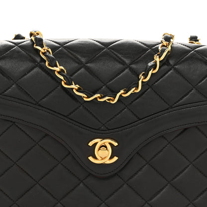 Chanel Lambskin Quilted Small Single Flap Black 9 of 14