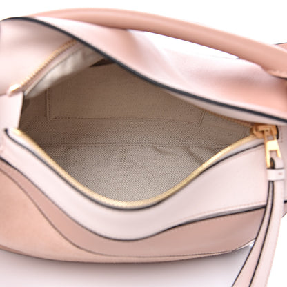Loewe Calfskin Suede Small Puzzle Bag Blush 6 of 9