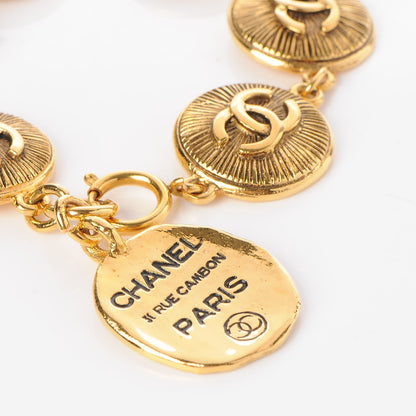 Chanel CC Medallion Bracelet Gold 3 of 5