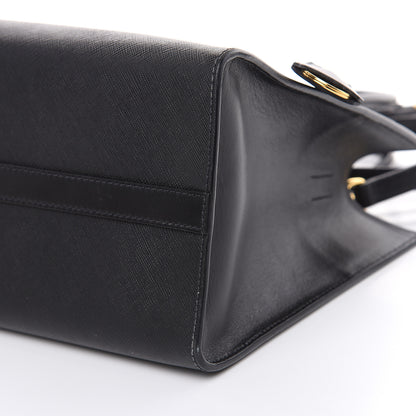 Prada Saffiano Soft Calfskin Tote Black 10 of 12
