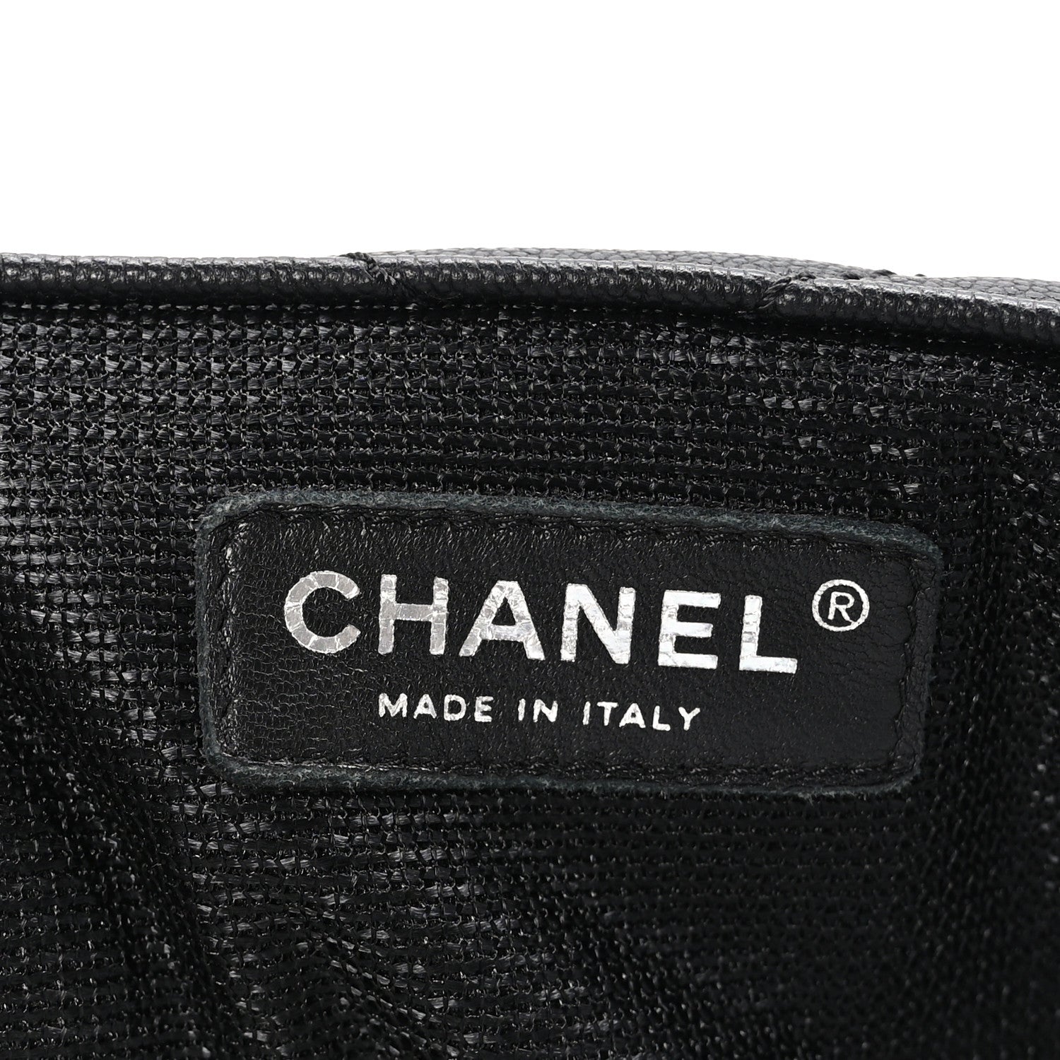 Chanel Calfskin Chevron Quilted XXL Travel Flap Bag Black 7 of 11