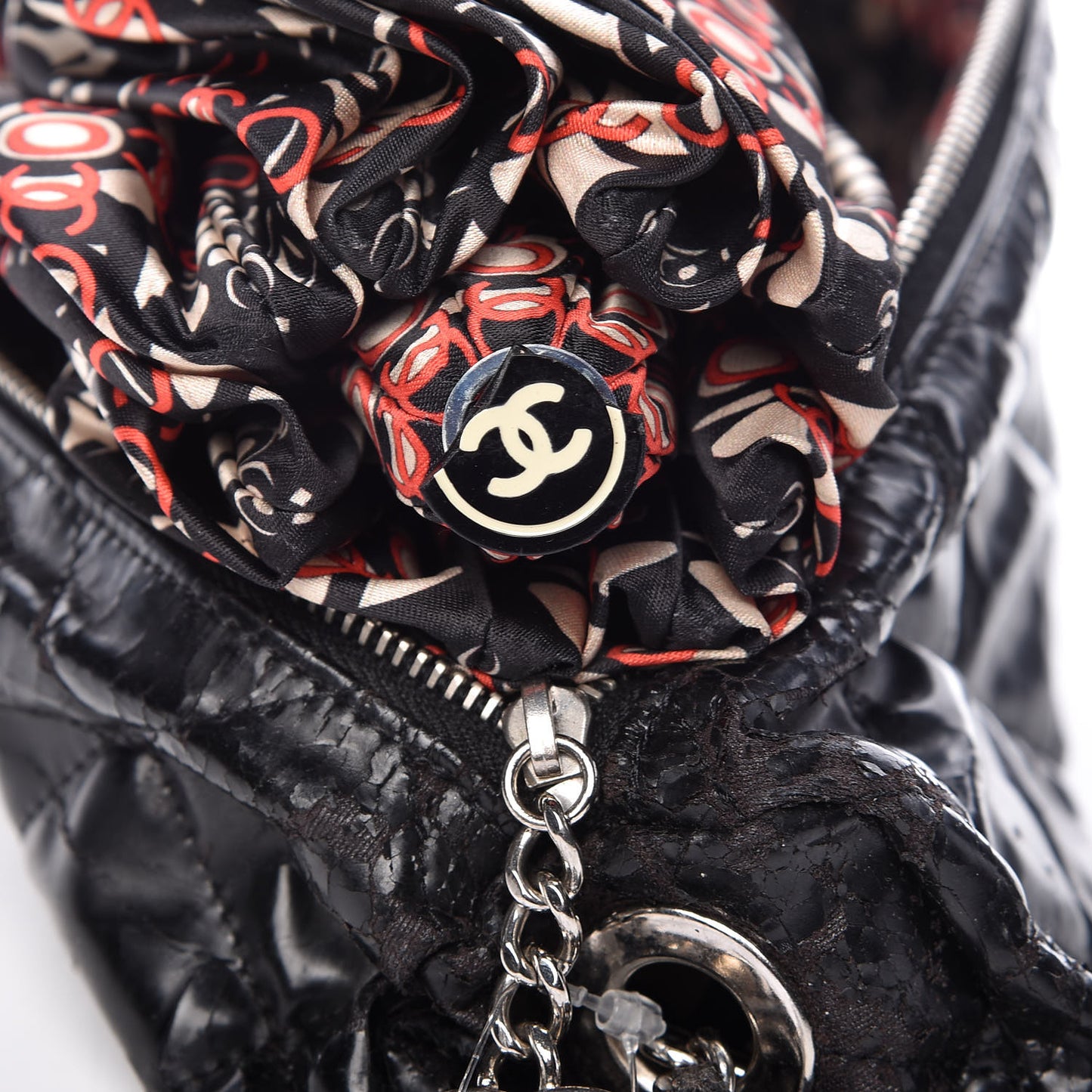 CC Umbrella with Patent Quilted Carrier Black