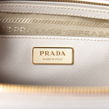 Prada Saffiano Large Galleria Double Zip Tote Talco 6 of 10