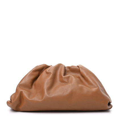 Bottega Veneta Smooth Butter Calf The Pouch Oversized Clutch Cammello 1 of 8
