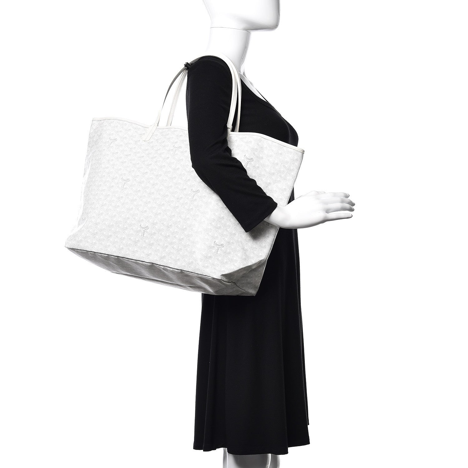 Goyard Goyardine Saint Louis GM White 2 of 8