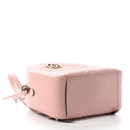 Gucci Calfskin Matelasse GG Marmont Dome Backpack Perfect Pink 4 of 11