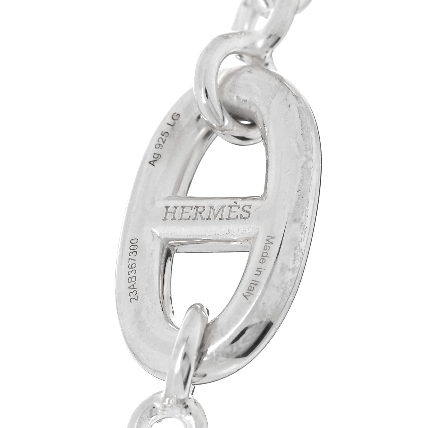 Hermes Sterling Silver Farandole Bracelet LG 3 of 4