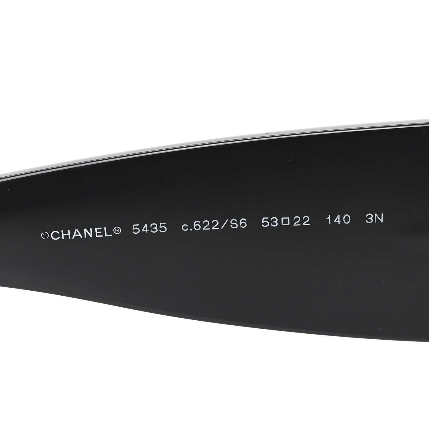 Acetate Rectangle Sunglasses 5435 Black