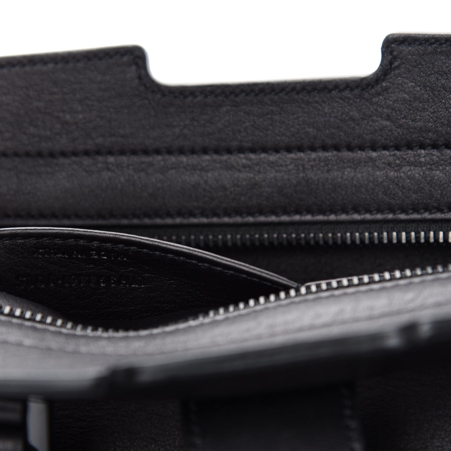 Calfskin Small Monogram Cabas Black