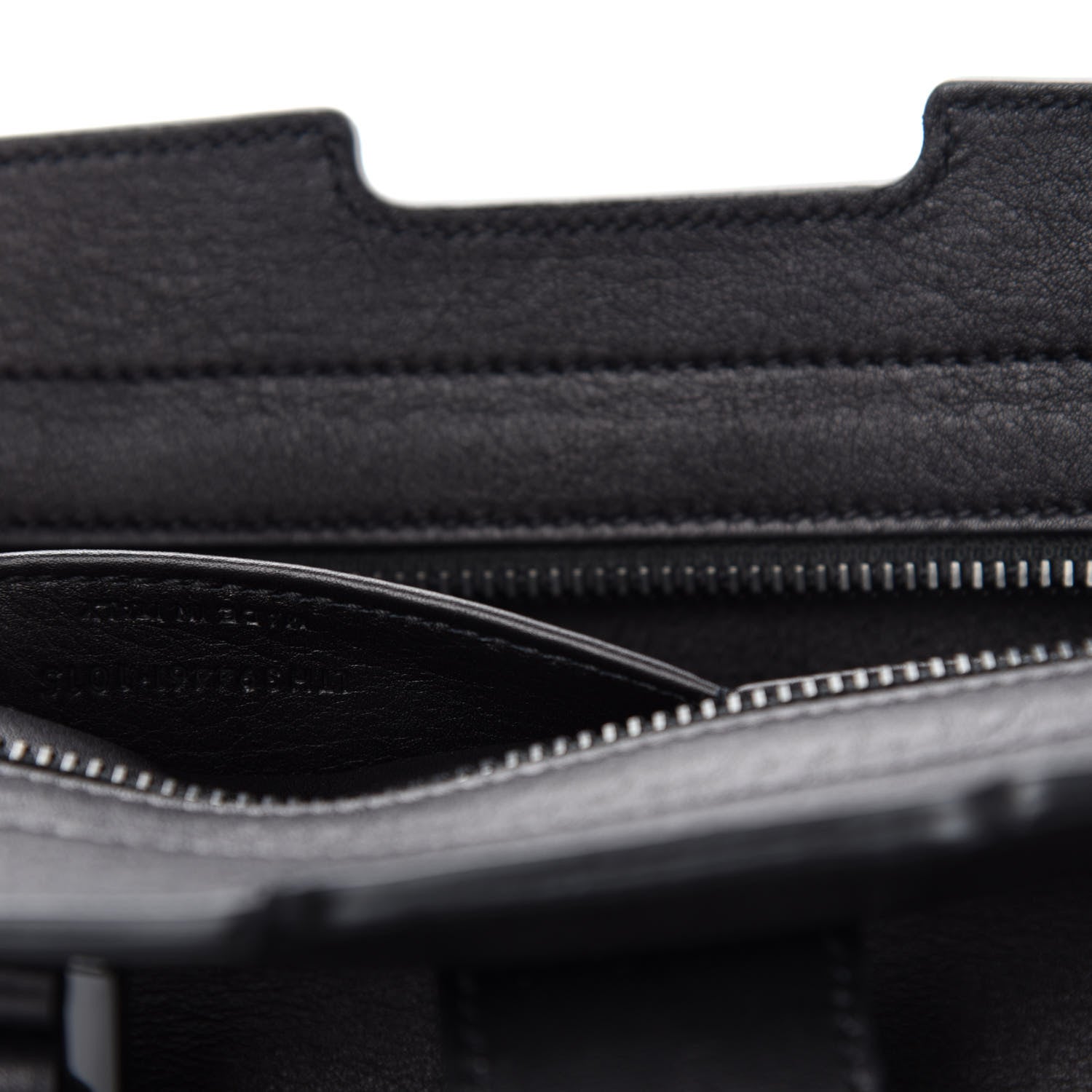 Saint Laurent Calfskin Small Monogram Cabas Black 9 of 10