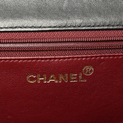 Chanel Lambskin Quilted Medium Single Flap Black 6 of 10