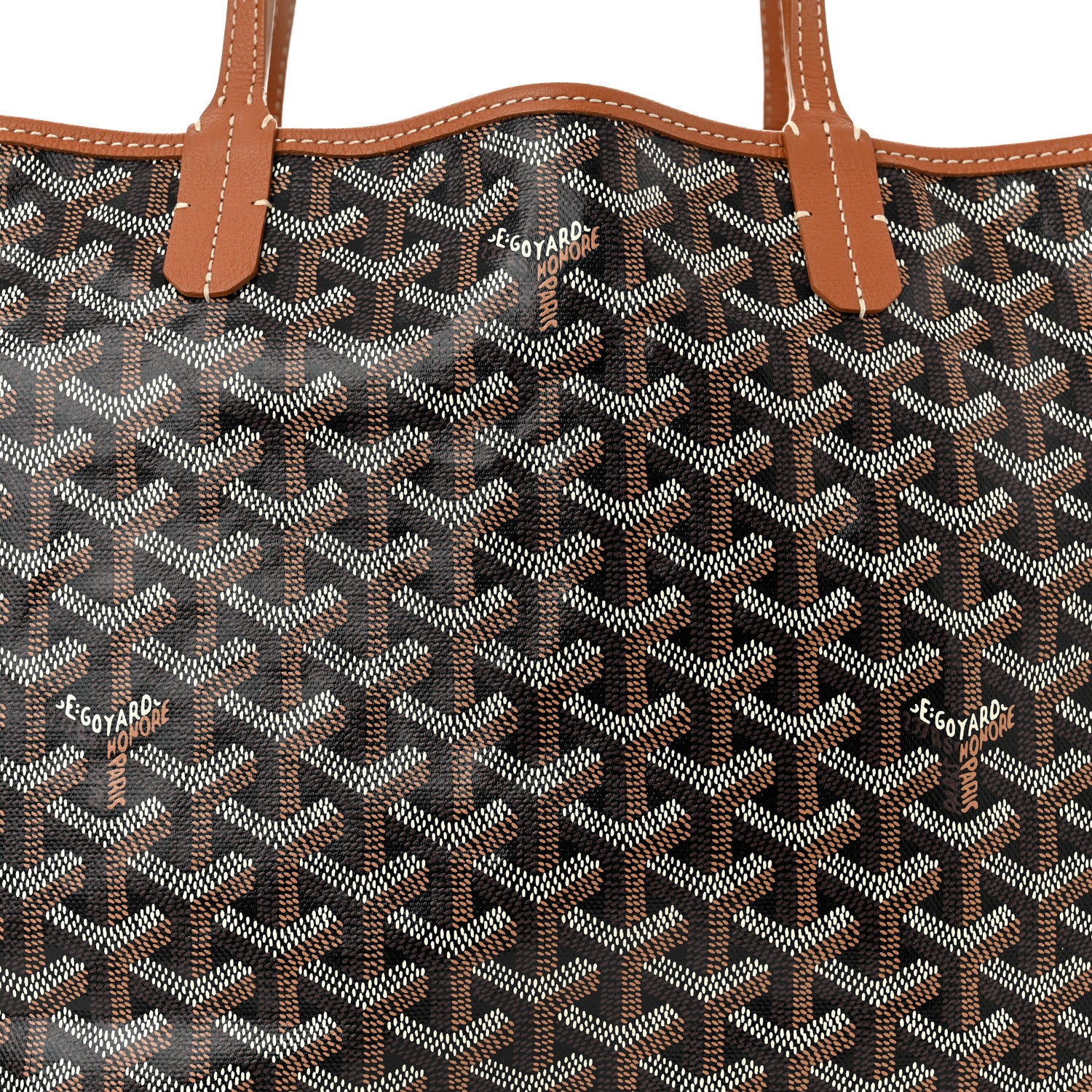 Goyard Goyardine Saint Louis PM Black Gold 9 of 11