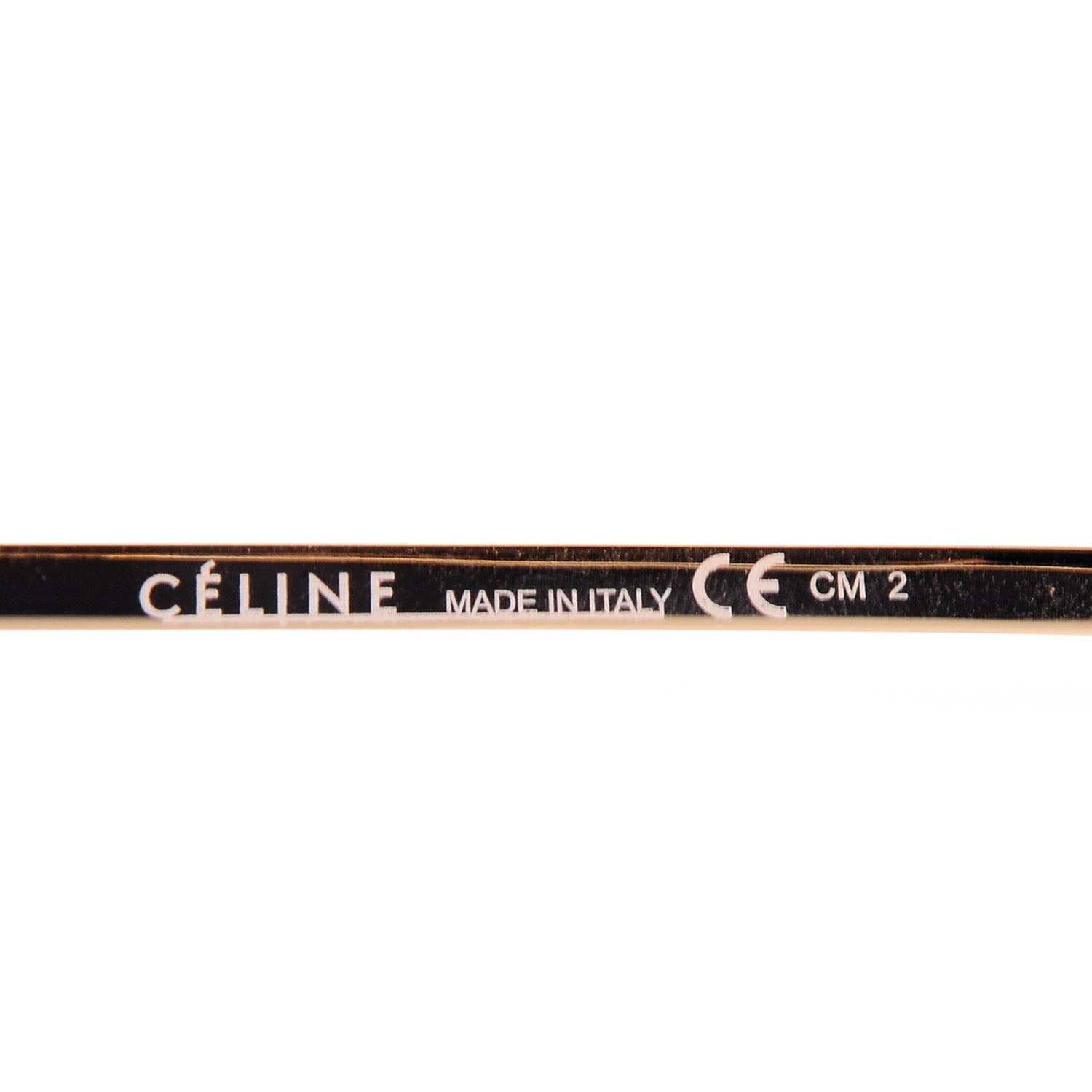 Celine Metal Sunglasses CL 41808/S Gold 5 of 5