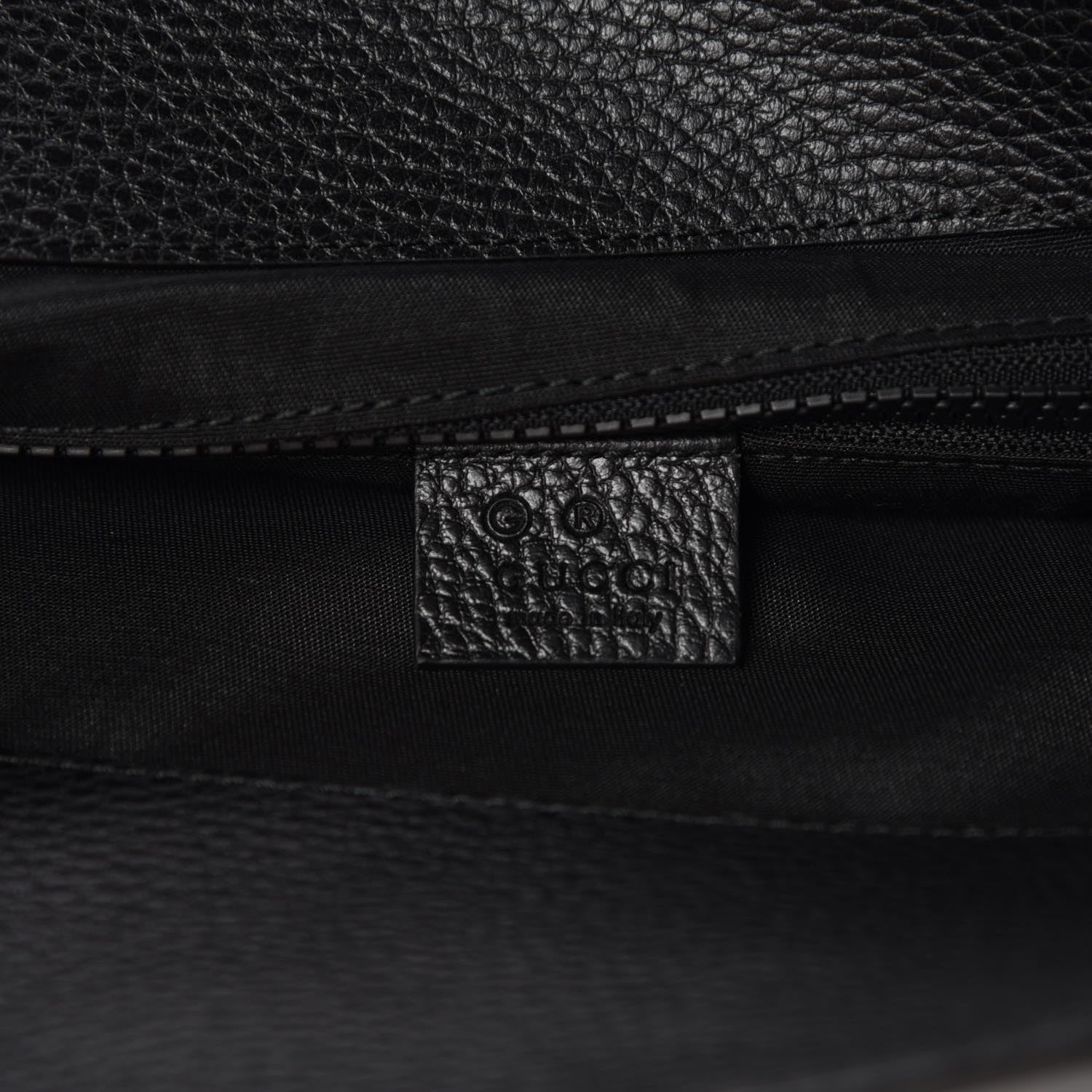 Gucci Nylon Monogram Vertical Tote Black 6 of 10