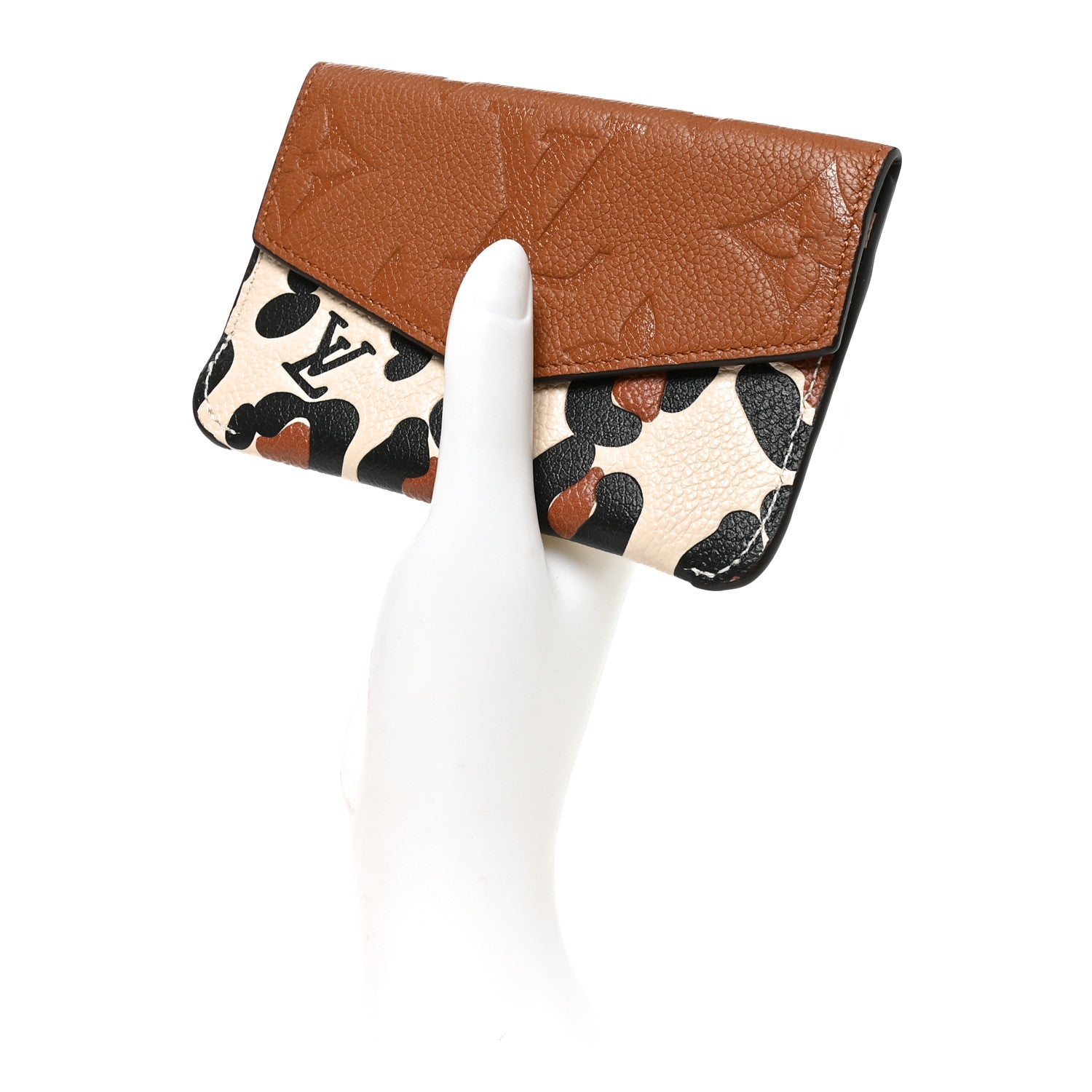 Louis Vuitton Empreinte Monogram Giant Wild At Heart Key Pouch Caramel 2 of 6