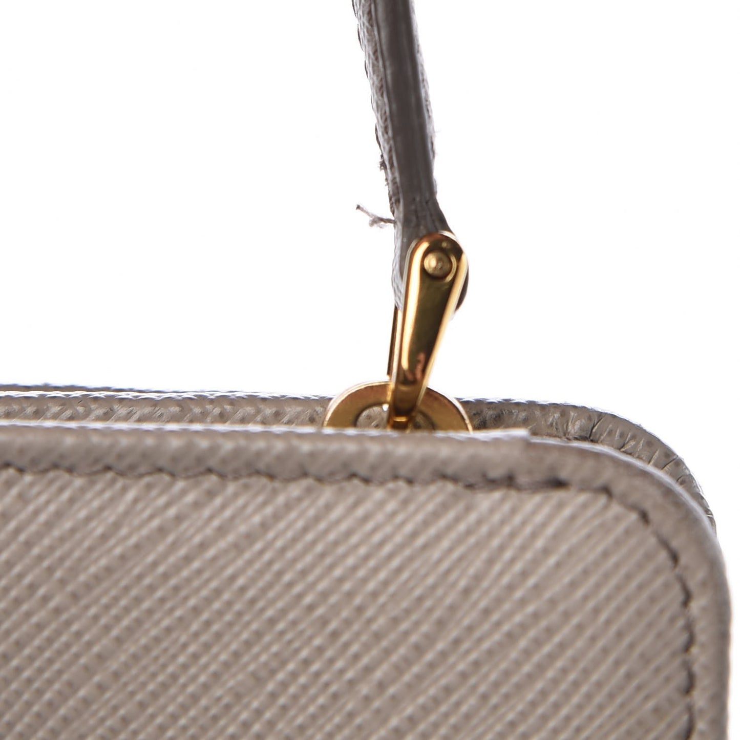 Saffiano Metal Compact Wallet Argilla