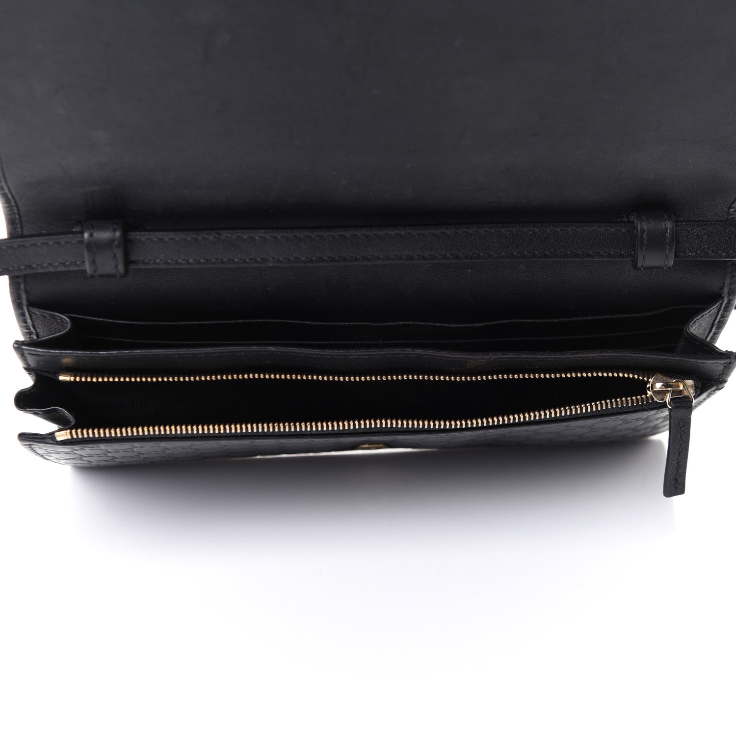 Gucci Microguccissima Crossbody Wallet Black 5 of 11