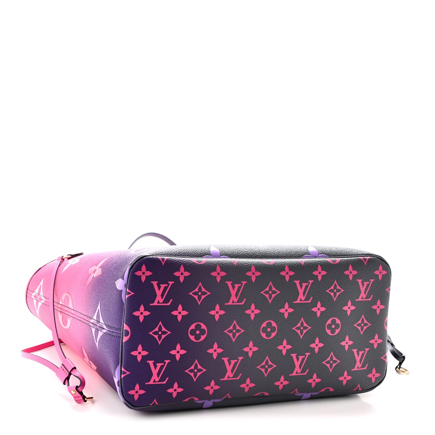 Monogram Giant Spring In The City Neverfull MM Midnight Fuchsia