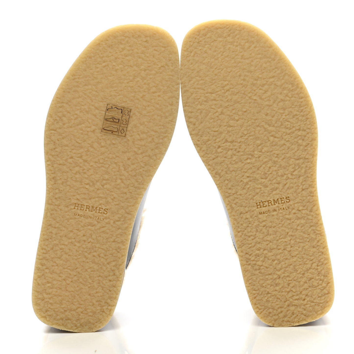 Calfskin Woolskin Earth Mules 35 Black