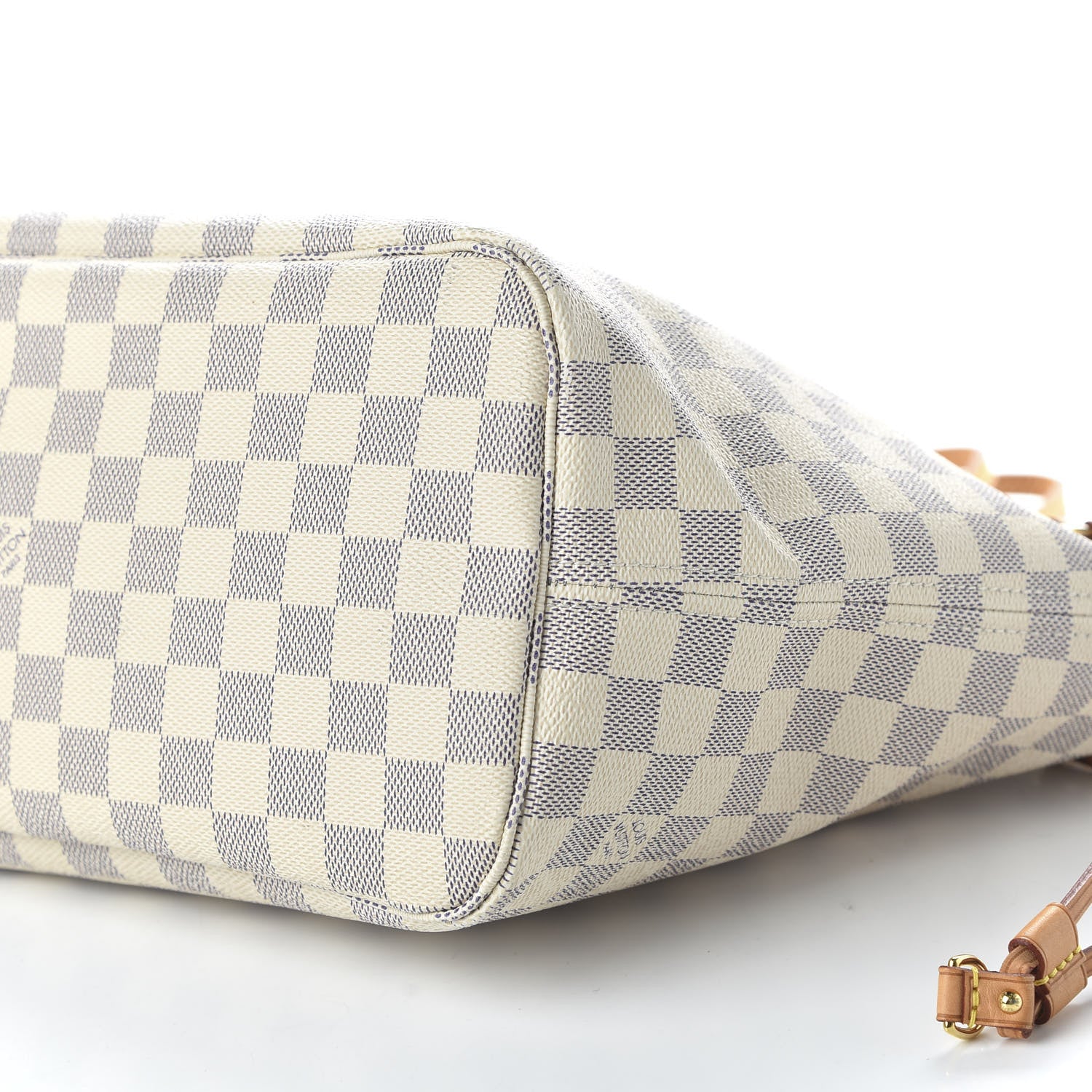 Louis Vuitton Damier Azur Neo Neverfull MM Rose Ballerine 7 of 11