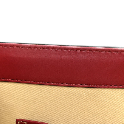 Valentino Garavani Patent Large Glam Lock Rockstud Flap Red 11 of 19