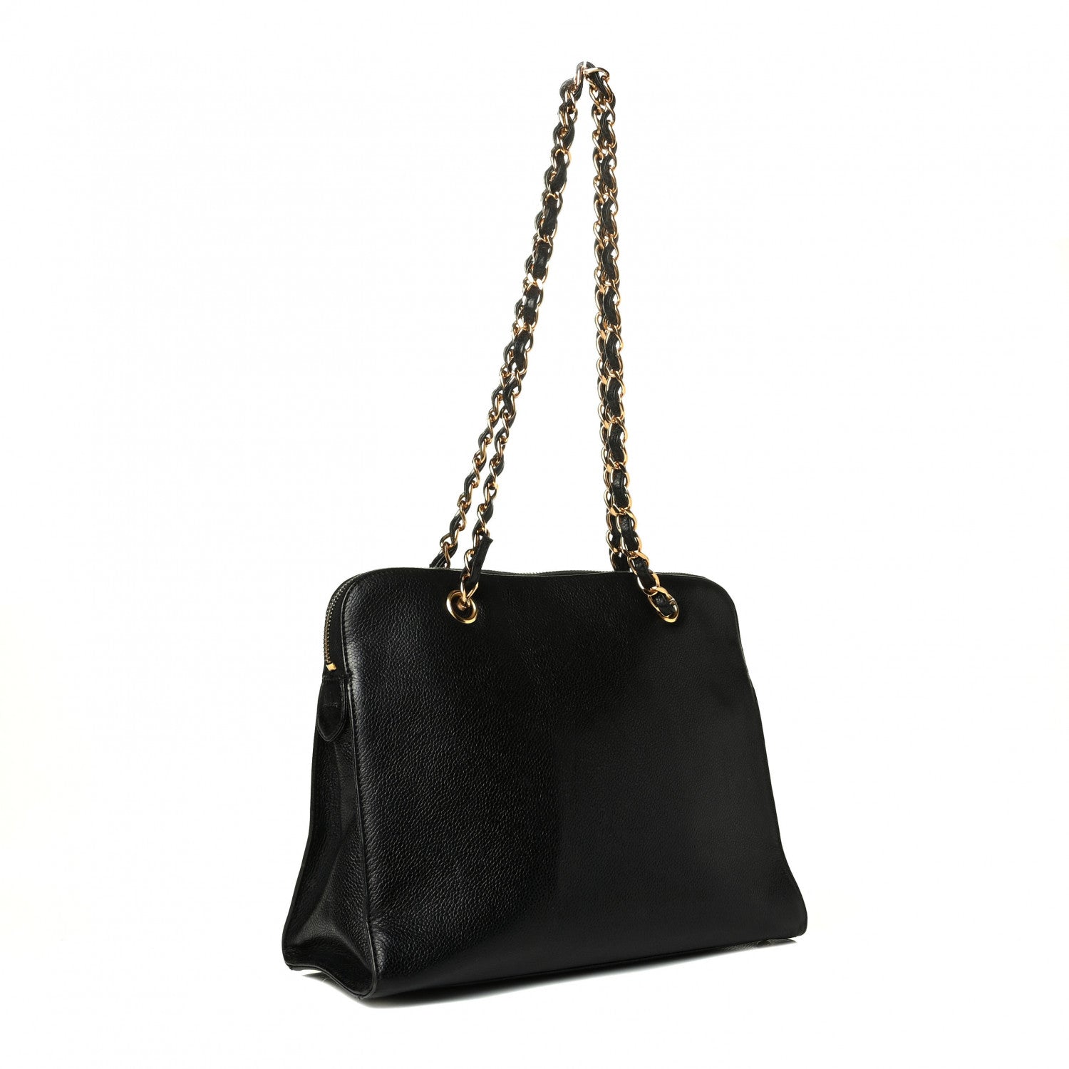 Chanel Caviar Flap Shoulder Bag Black 2 of 8