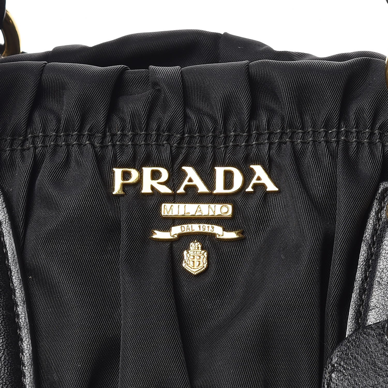 Prada Tessuto Nylon Gaufre Shopping Satchel Black 8 of 16