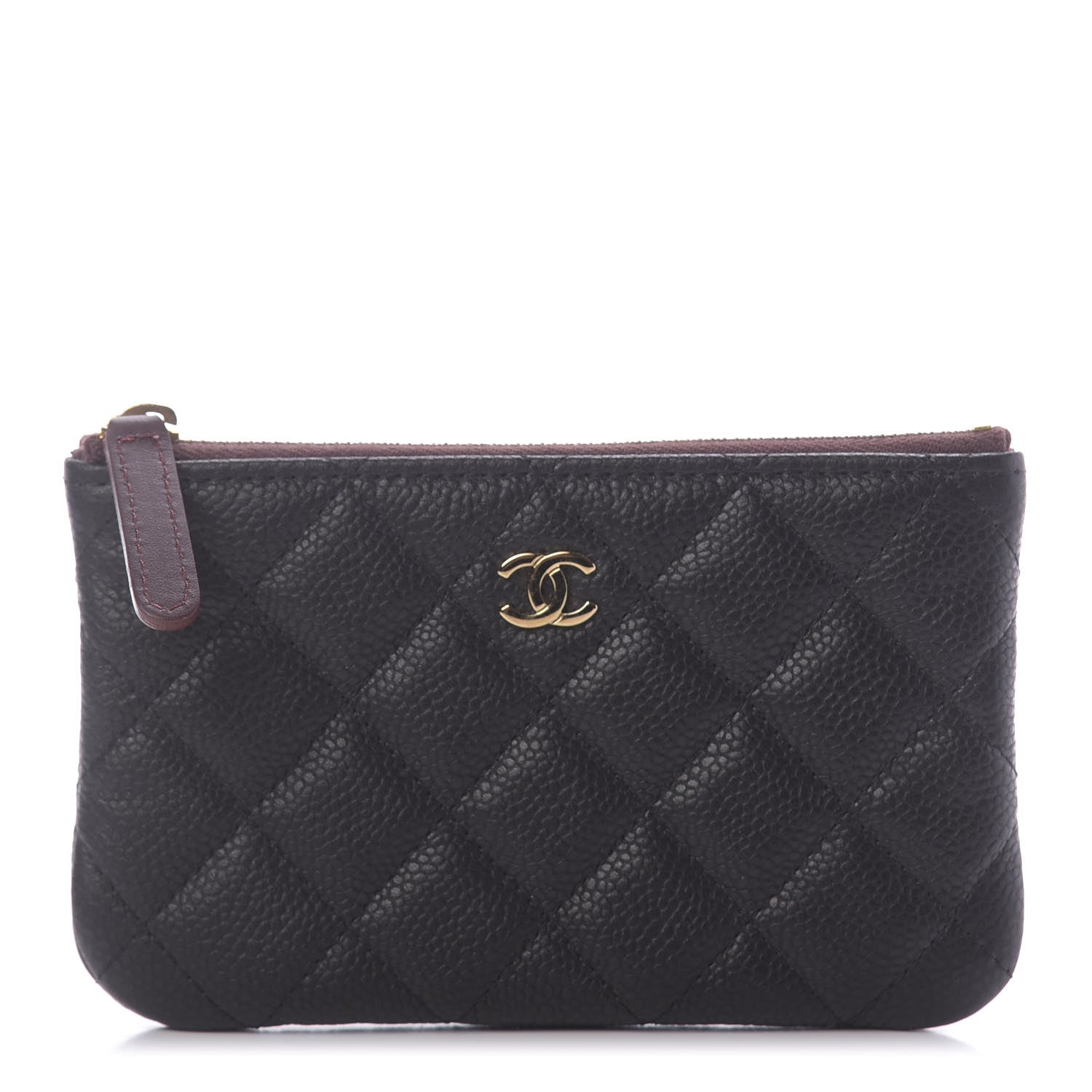 Chanel Caviar Quilted Small Cosmetic Case Black 1 of 10