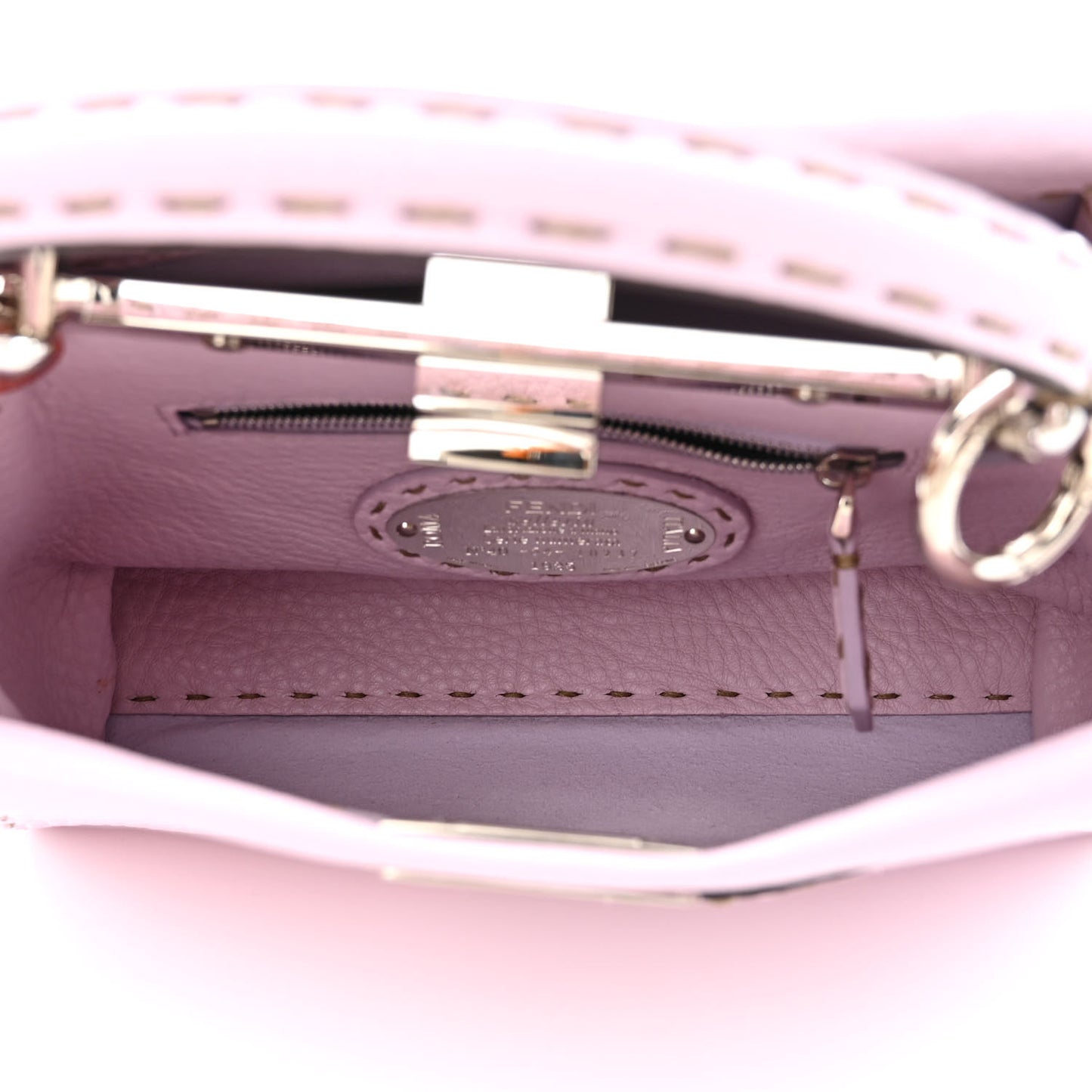 Cuoio Romano Selleria Mini Peekaboo Iconic Satchel Anemone