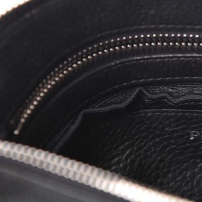 Prada Vitello Daino Crossbody Bag Black 6 of 16