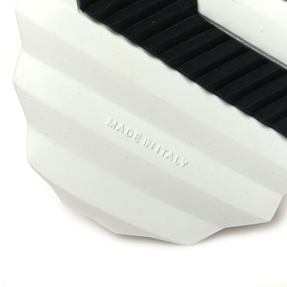 Hermes Goatskin Suede Goatskin Bouncing Sneakers 37 White Black 7 of 9