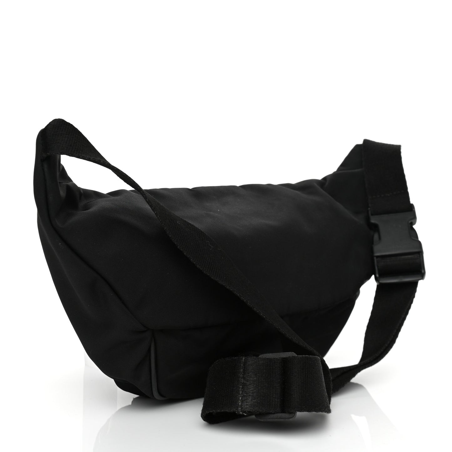 Nylon Logo Belt Bag Black