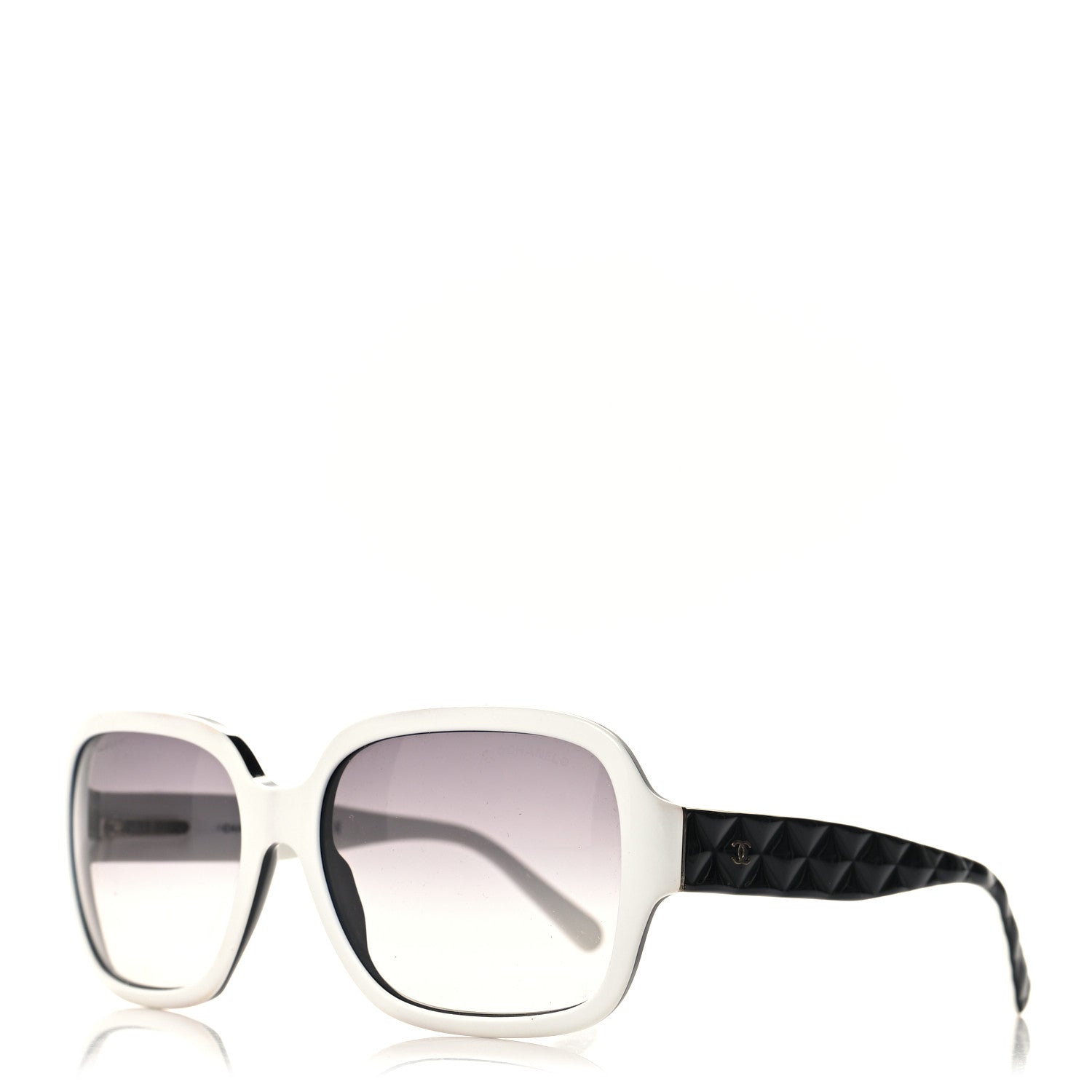 Chanel Acetate Quilted CC Sunglasses 5124 White 1 of 6