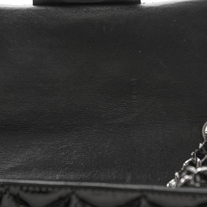 Chanel Patent Calfskin Quilted Extra Mini Rectangular Flap Black 12 of 12