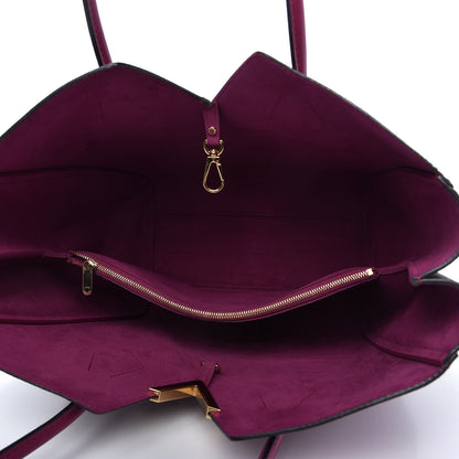 Louis Vuitton Calfskin Monogram Kimono Tote Grape 5 of 9