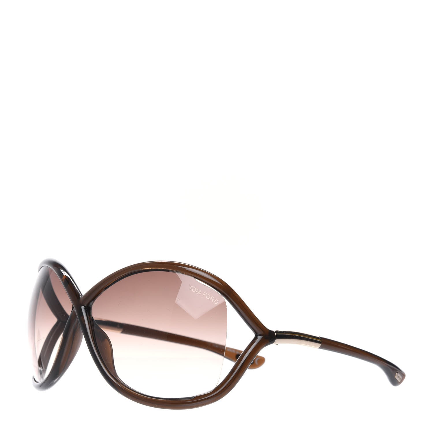 Tom Ford Acetate Whitney Crossover Sunglasses TF9 Brown 1 of 4