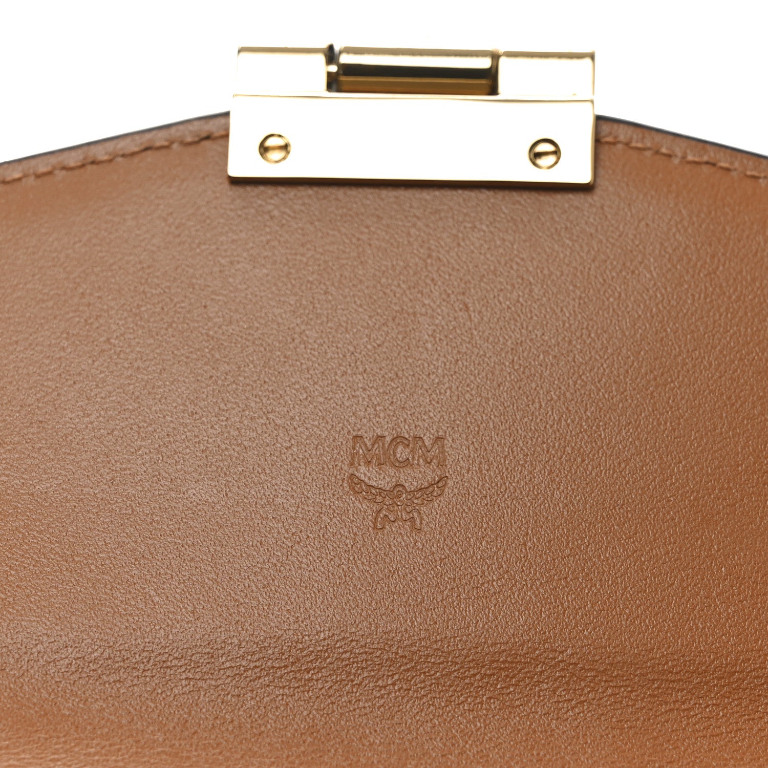 MCM Visetos Large Patricia Wallet On Chain Cognac 6 of 8